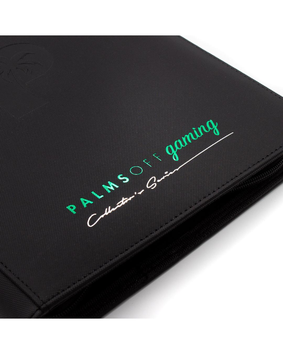Collector's Series 9 Pocket Zip Trading Card Binder - BLACK - Image 3