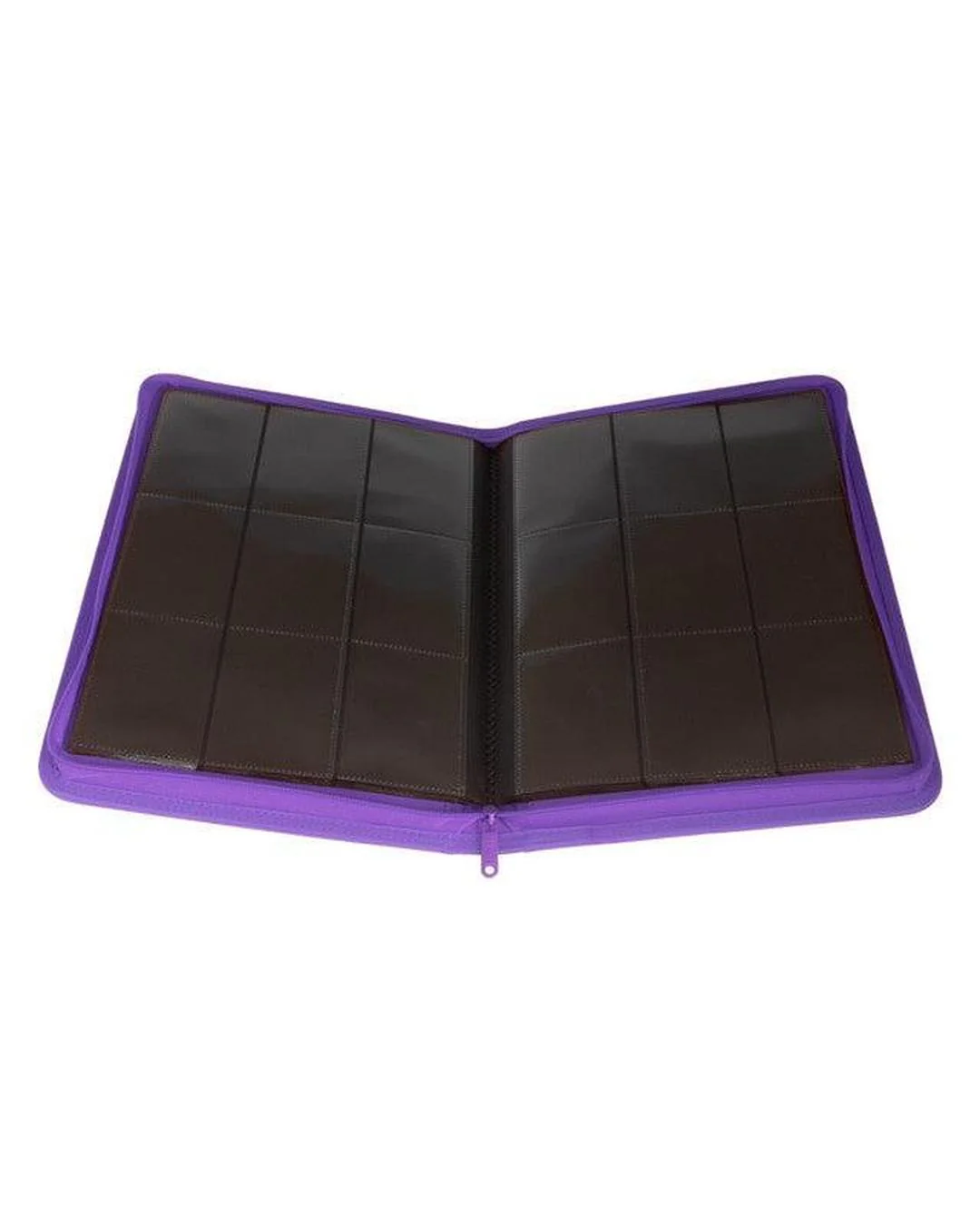 Collector's Series 9 Pocket Zip Trading Card Binder - PURPLE - Image 6