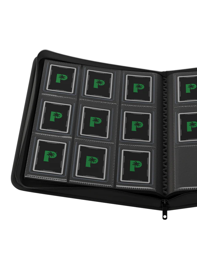 Collector's Series TOP LOADER Zip Binder - CLEAR - Black - Image 2