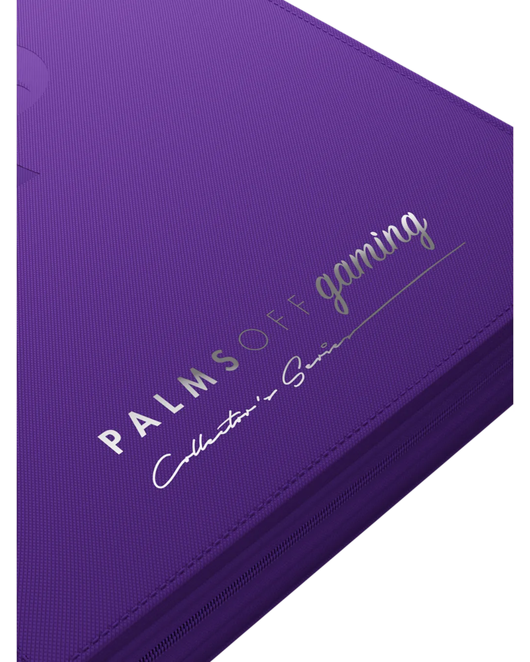 Collector's Series Top Loader Zip Binder - CLEAR - Purple - Image 4