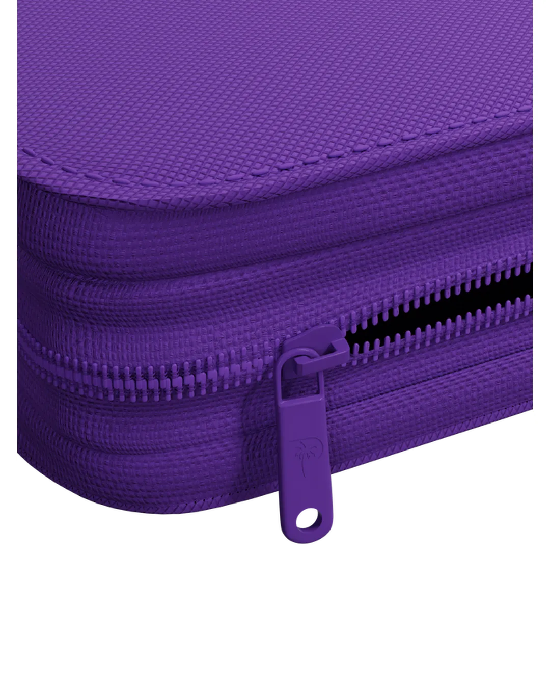 Collector's Series Top Loader Zip Binder - CLEAR - Purple - Image 5
