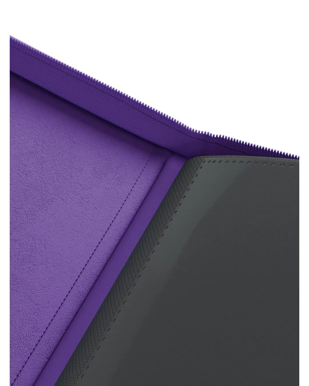 Collector's Series Top Loader Zip Binder - CLEAR - Purple - Image 6