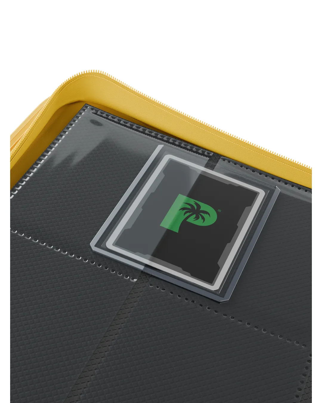 Collector's Series Top Loader Zip Binder - CLEAR - Yellow - Image 3