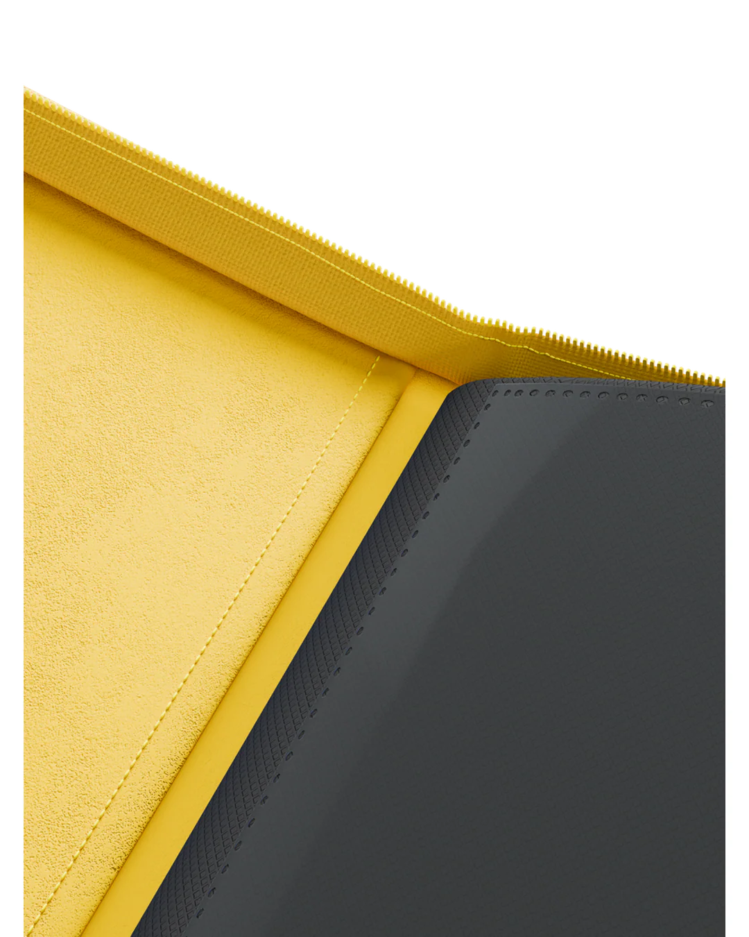 Collector's Series Top Loader Zip Binder - CLEAR - Yellow - Image 6