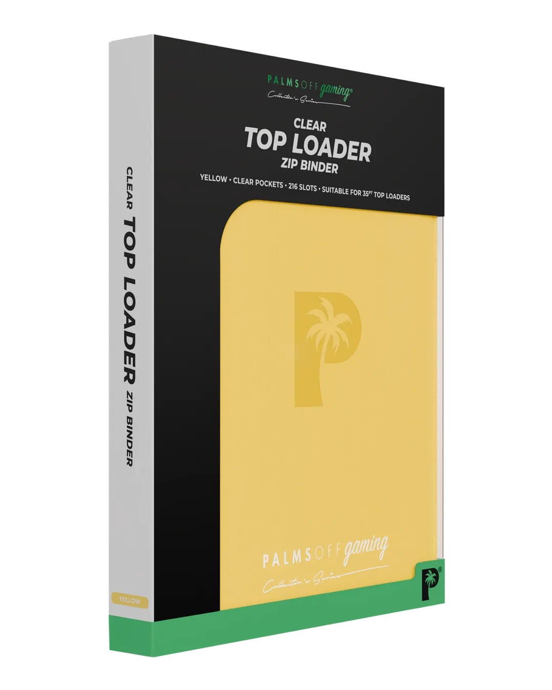 Collector's Series Top Loader Zip Binder - CLEAR - Yellow - Image 8