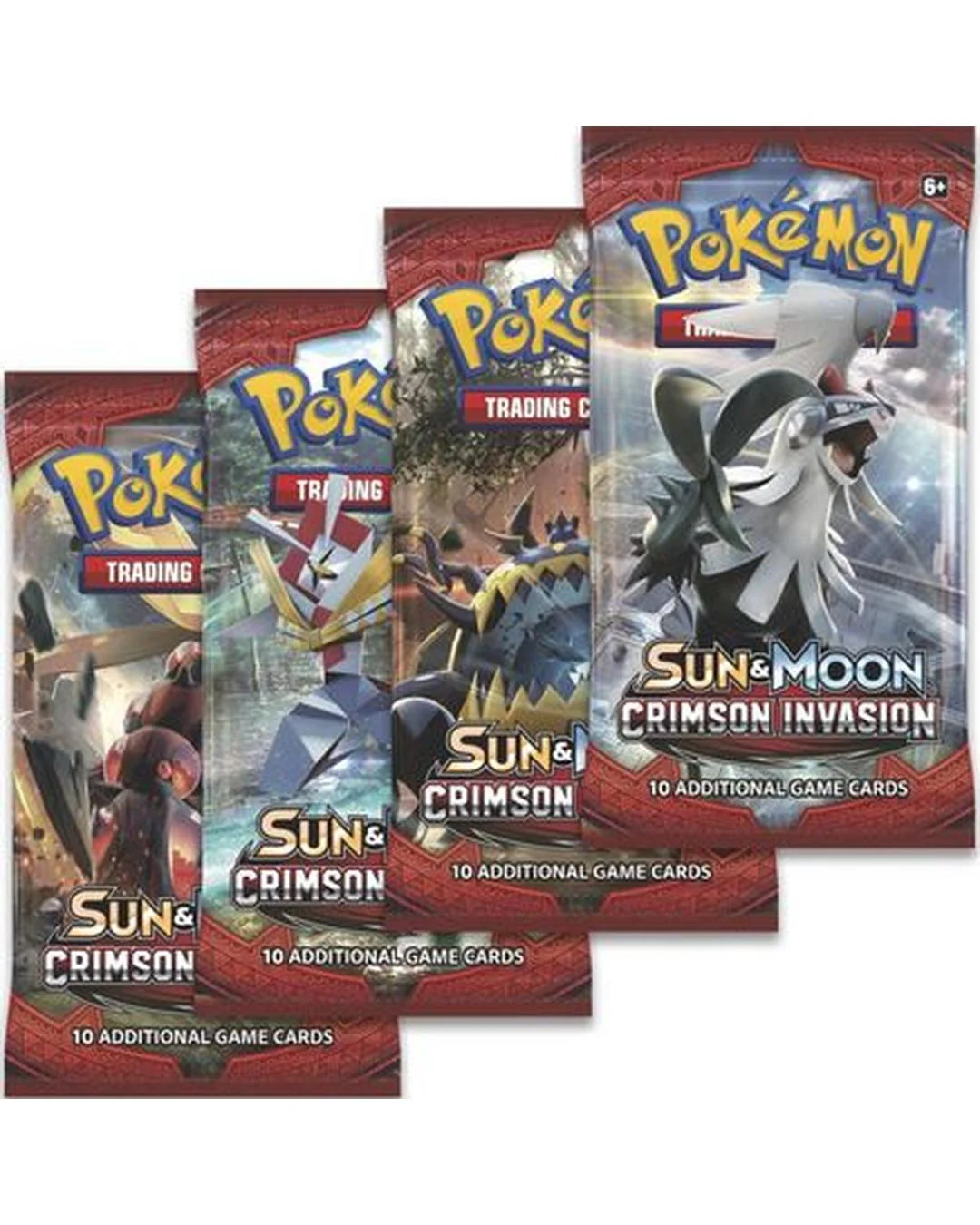 Crimson Invasion Booster Pack Art Bundle [Set of 4] | Pokemon TCG