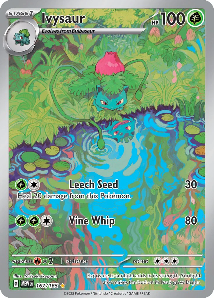 Ivysaur 167/165  - Holofoil SV Scarlet & Violet 151 - Illustration Rare
