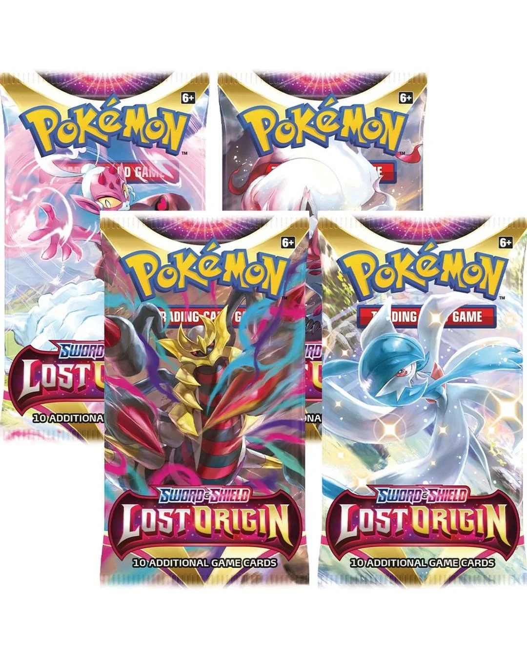 Lost Origin Booster Pack Art Bundle [Set of 4] | Pokemon TCG