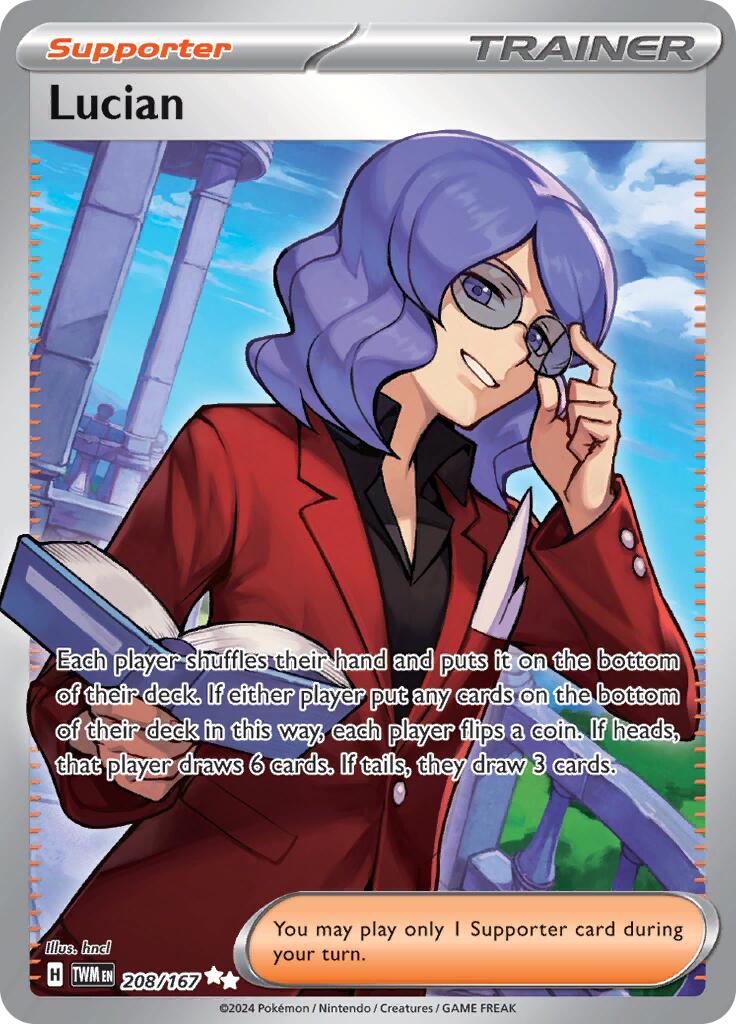 Lucian 208/167  - Holofoil SV06 Twilight Masquerade - Ultra Rare