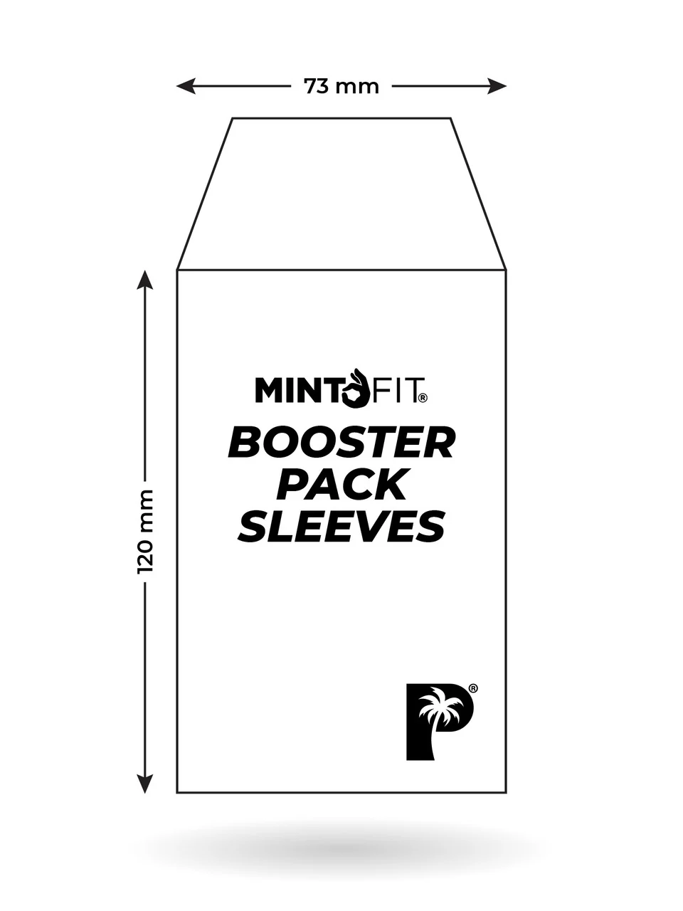 MintFit Booster Pack Sleeves - Extra Thick 50pc - Image 3