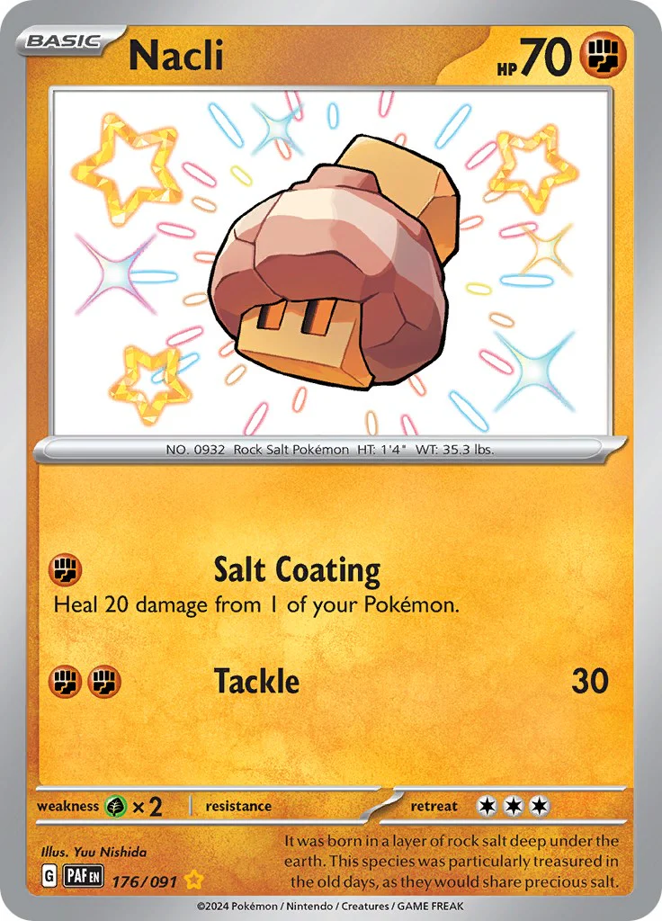 Nacli 176/091  - Holofoil SV Paldean Fates - Shiny Rare