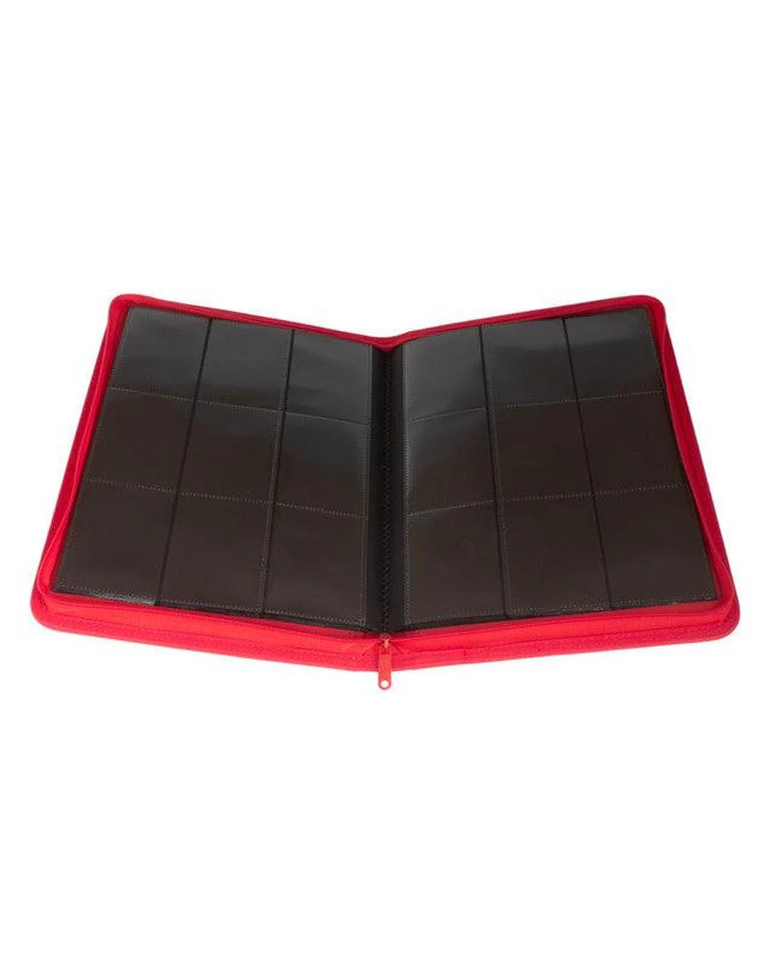 Collector's Series 9 Pocket Zip Trading Card Binder - RED - Image 6