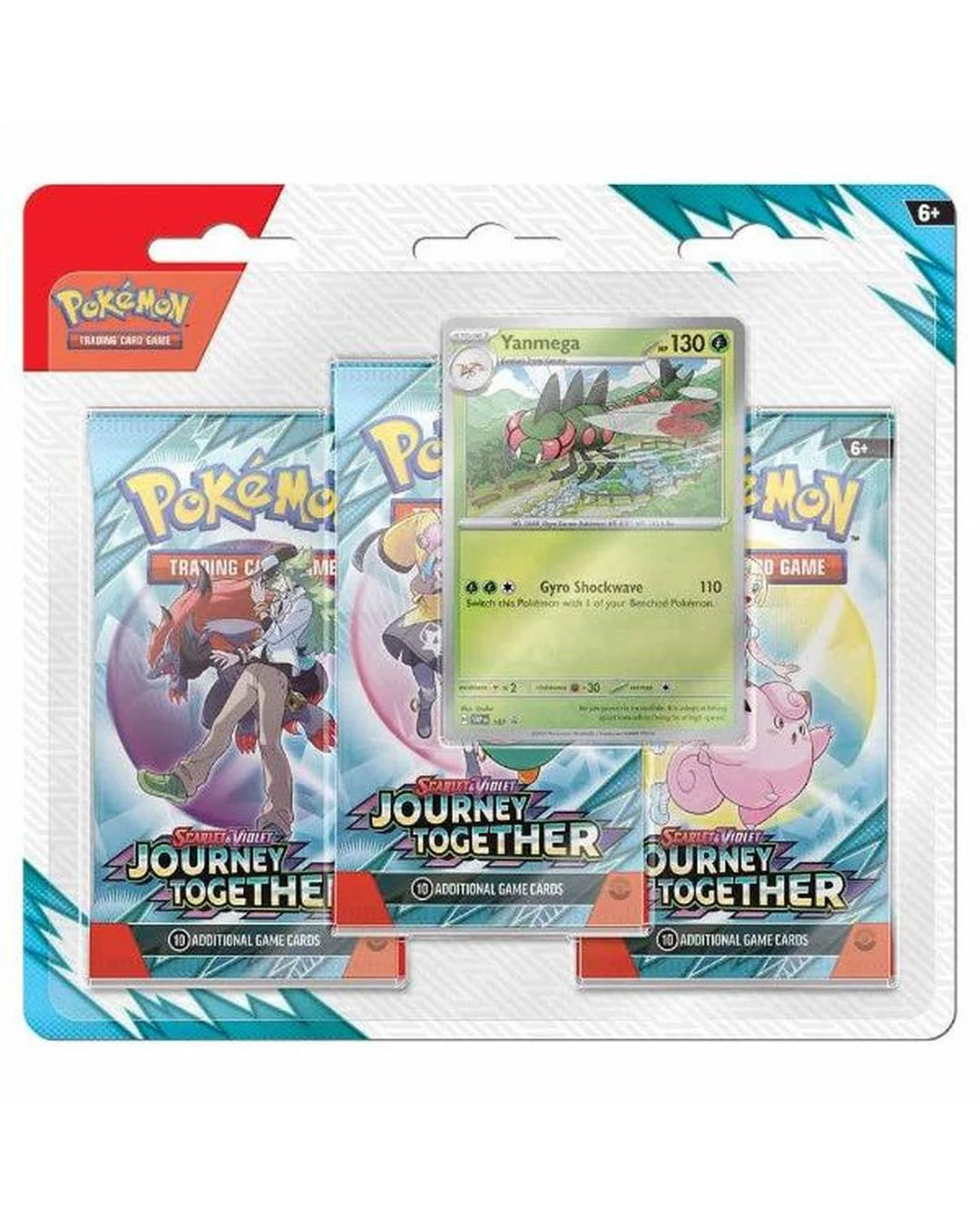 Pokemon TCG Journey Together 3 Pack Blister