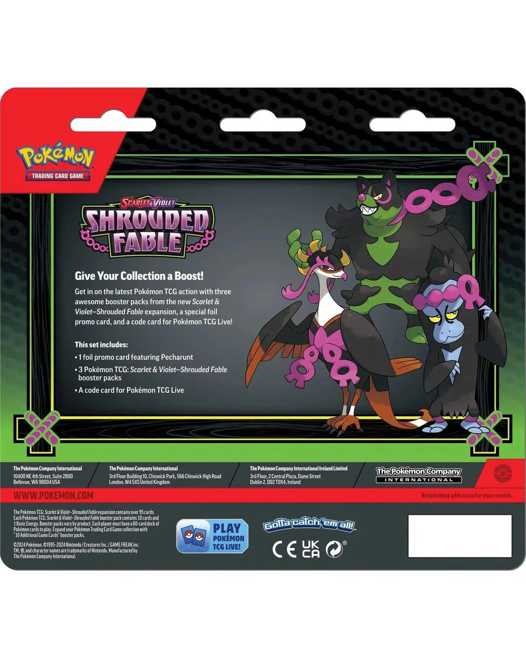 Pokemon TCG Scarlet & Violet - Shrouded Fable Blister Pack - Image 2