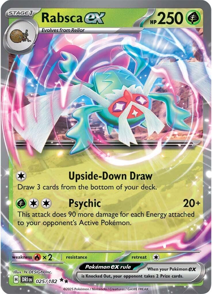 Rabsca ex 025/182  - Holofoil SV10 Destined Rivals - Double Rare