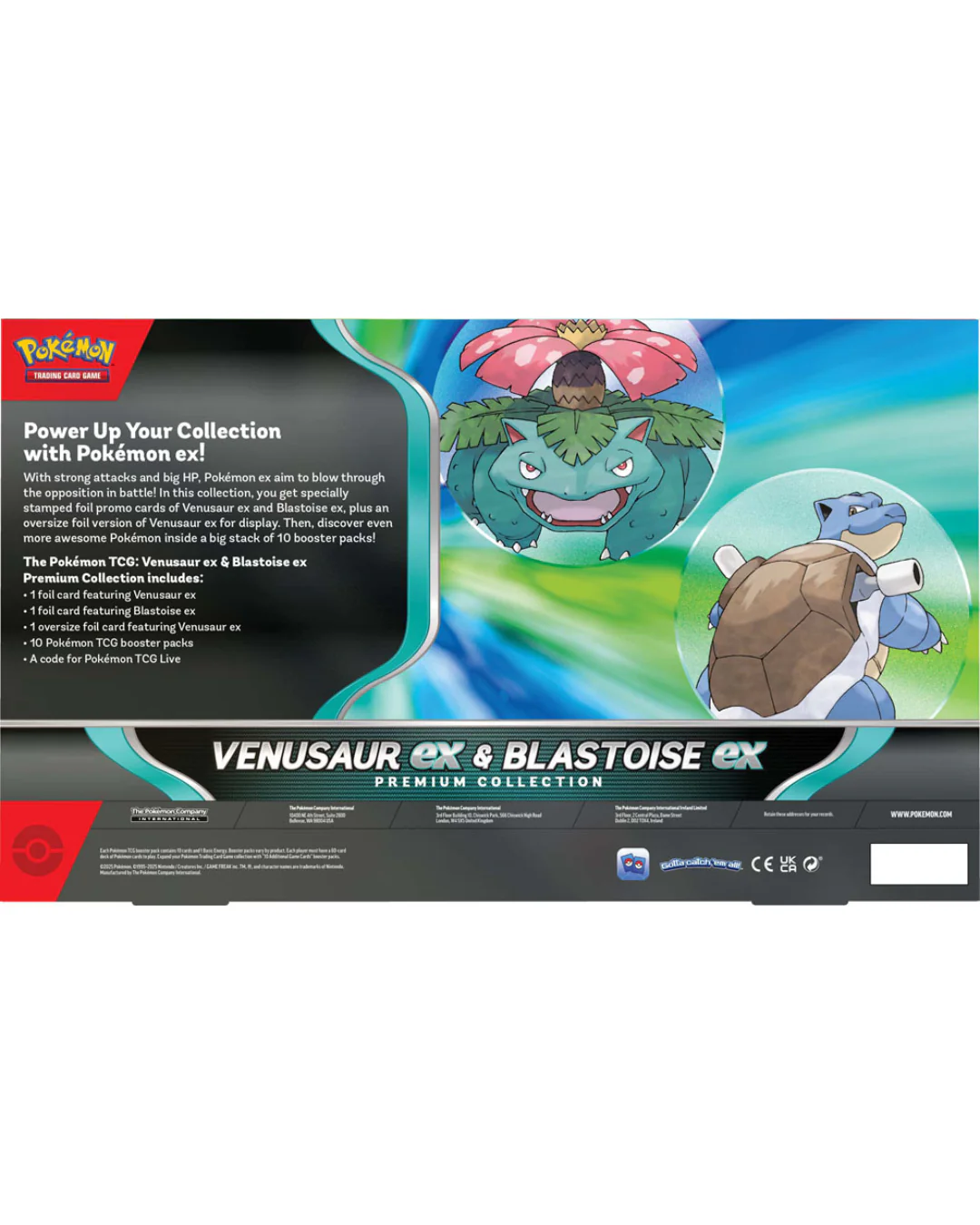 Venusaur ex & Blastoise ex Premium Collection | Pokemon TCG - Image 2